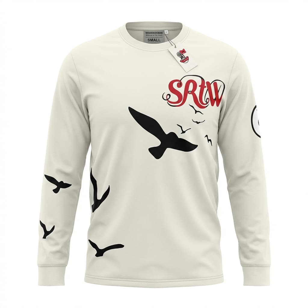 SRTW Birds Long Sleeve - Cream