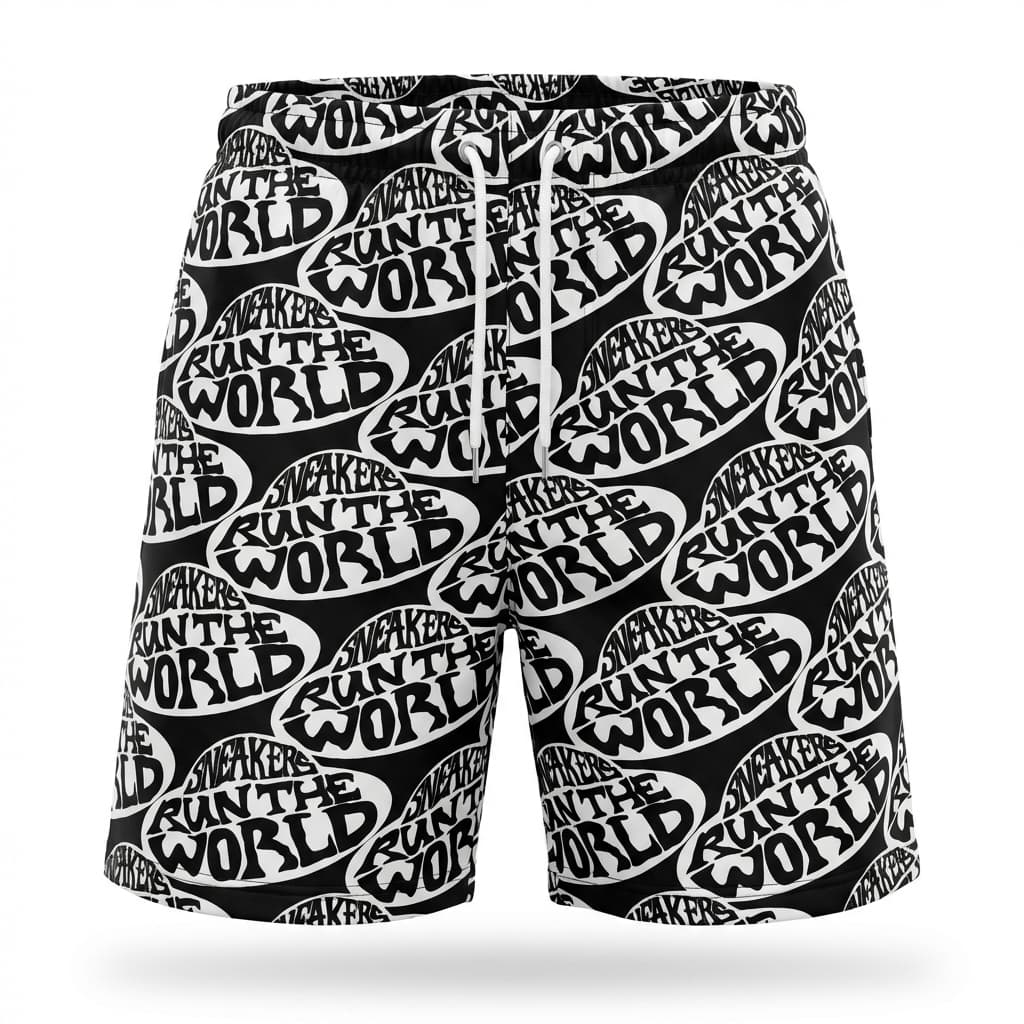 SRTW Oval Shorts - Black