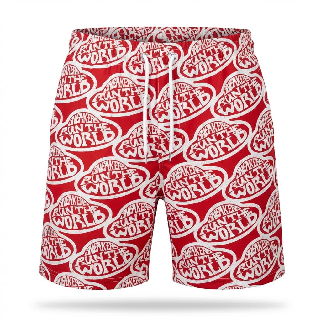 SRTW Oval Shorts - Red